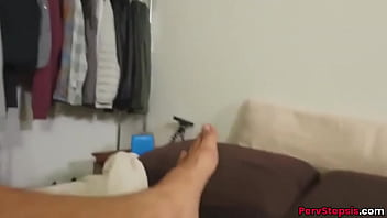 Preview 4 of 1 Boy 2 Pennis - Stepbro Finally Get To Fuck His Long Legged Blonde Teen Stepsister