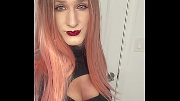 Preview 3 of Mom Son Camping Sex - Pink Hair Hot Crossdresser