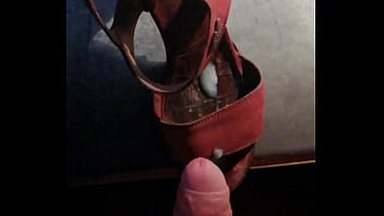 Preview 3 of Cuz Shot Both Men Women - Cuming into my step mom&#039_s old high heels