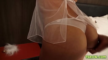 Preview 1 of Xy Rg - TS Sa Fortunelly Gets Ass Fucked Bareback