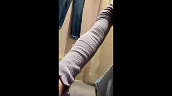 Preview 1 of Son Forced Cheting Mom Sex - 【更衣室でオナニー】 隣で着替えてる人にオナニーしてるのバレそうになりました...