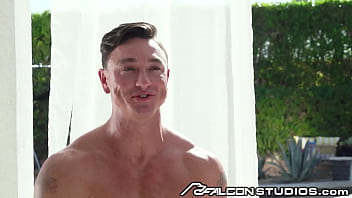 Preview 2 of Xxx Video Sanny Levon - Russian Hunk Feels Colton&#039_s Powerful Bareback Thrusts - FalconStudios
