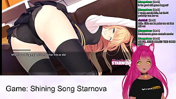 Preview 2 of Ashok Malla - VTuber LewdNeko Plays Shining Song Starnova Julie Route Part 3