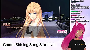 Preview 3 of Ashok Malla - VTuber LewdNeko Plays Shining Song Starnova Julie Route Part 3