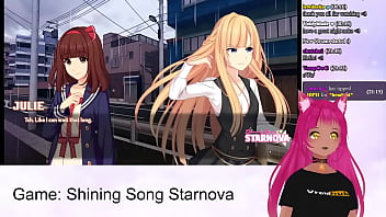 Preview 1 of Ashok Malla - VTuber LewdNeko Plays Shining Song Starnova Julie Route Part 3