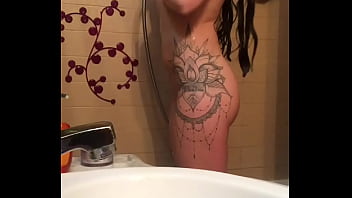Preview 3 of Teen Sex Chas - teen takes a sensual bath