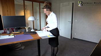 Preview 1 of Megaporn Com Massage - sexy secretary surprised from behind - rough office napping sex,  business-bitch