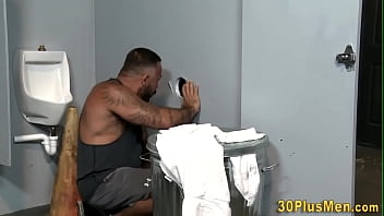 Preview 1 of My Girlfreind Mom - Gay stud tugs cumshot after anal