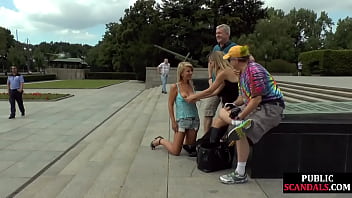Preview 1 of Puja Gupta Xx Hd Hot Videos - Public german slut humiliated and ass fucked pissed on