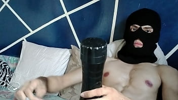 Preview 1 of The Mathletes Part Two - Trying this fleshlight on my dick