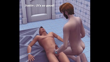 Preview 3 of Cinderellas Hot Night - SIMS 4 - My step Brother&#039_s Friends - PART 1