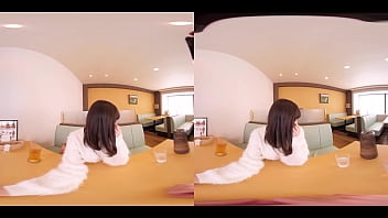 Preview 1 of Sofia Valletta Ass - VR作品　ファミレス店内露出SEX！彼氏の言いなりにおっぱい出して「超恥ずかしい！」ド変態な下着に着替えさせられて玩具イカセ、アナル全開丸見え露出！生ハメ対面、背面座位、テーブルに寝転んで正常位※生ハメ中出し