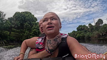Preview 2 of Thailand Poren - Fucking Hot Blonde Teen Harley King on a Jet Ski