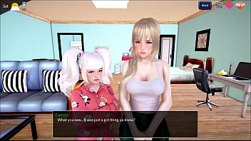 Preview 2 of Big Ass Japonesa - 5 - Mythic Manor - Two sexy horny roomates playing with her huge boobs (dubbing)