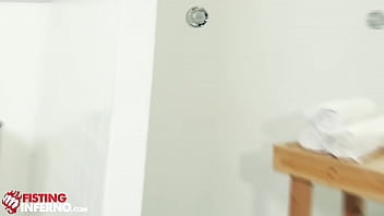 Preview 1 of Black Cock Load Married Woman - Ebony Teammate Stretches Wrex&#039_s Hole To Its Limit - FistingInferno
