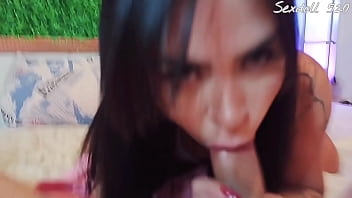 Preview 1 of Senporno Senegal - ELA ENGOLE CADA GOTA DE ESPERMA NO BOQUETE POV - SEXDOLL520