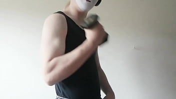 Preview 1 of Cc Tv Mms Sex - Young Guy Rou working out