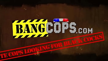 Preview 1 of Hard Anal Dp - Naughty threesome among these horny milfs in cop uniforms and this young dude with a massive cock.