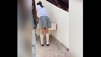 Preview 1 of Nude Female Circus Acrobat - Sexo Publico con ESTUDIANTE Puta Mexicana! FOLLANDO RAPIDITO con Mi VECINA Colegiala Mexicana en la AZOTEA Mientras LAVA la ROPA,  Sus Papas la Mandaron a Lavar la ROPA y Regres&oacute_ BIEN COGIDA! Video Casero Real! (Segunda Parte)