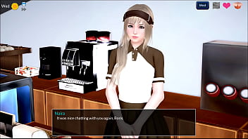 Preview 2 of Indian Girl Boy Car - 4 - Mythic Manor - Velle uses magic and the waitress shows her big tits (dubbing)