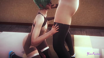 Preview 2 of Daughter And Dad Xxx Video Hd Hq - Yaoi Femboy - Kitten Fuck Rin&#039_s Mouth and ass - Sissy Trap Anime Manga Japanese Gay Porn