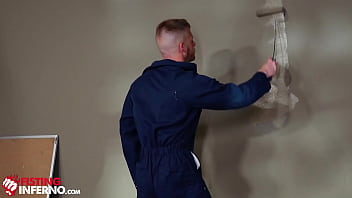 Preview 1 of Momdanxxx - Rude Director Fucked &amp_ Fisted By Janitor - FistingInferno