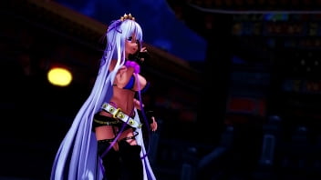 Preview 1 of Kiren Lie And Ava Adams - 【MMD R18】BB by White cat