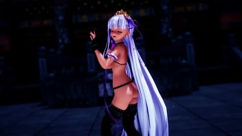 Preview 4 of Kiren Lie And Ava Adams - 【MMD R18】BB by White cat