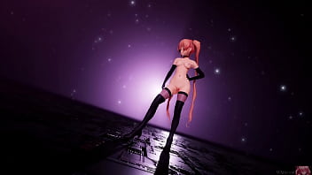Preview 3 of Srep Mom And Son Sex - 【MMD R18】村雨【Good Luck】 by White cat