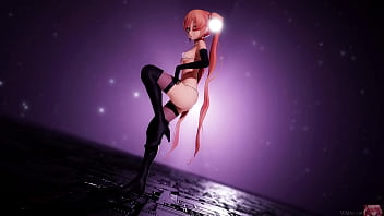 Preview 1 of Srep Mom And Son Sex - 【MMD R18】村雨【Good Luck】 by White cat