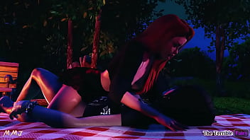 Preview 4 of Xxx Saxcy Video Dowlond - TTF - Campfire Memories : Rebel and Vicky Alternate Clothing