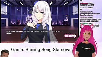 Preview 2 of Japanese Son Force On Mom - VTuber LewdNeko Plays Shining Song Starnova Aki Route Part 3