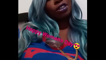 Preview 4 of Preeti Janta Sex Video - Tristina Millz Celebrating Women&#039_s Day 2021 SuperWomen Shirt