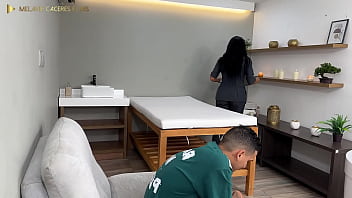 Preview 1 of Gang Rape Hentai Teacher Virgin - masaje con final feliz,  cachonda masajista puta se folla a sus pacientes - Rosxy Gutierrez &amp_ Dani Clark