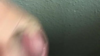Preview 4 of Three Boys One Girl Sex Video - Bi guy Cock ring jerk and cumshot