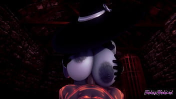Preview 2 of Shy Teen Is Riding Cock - Resident Evil Hentai 3D - POV Lady Dimitresku boobjob and cowgirl style with creampie - Anime Manga Japanese Porn Video - First person realistic video