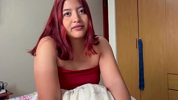 Preview 4 of Asians X Video - Jugando piedra papel o tijera con mi hermanastra ( Parte1)