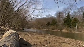 Preview 3 of Say Maal Xxx Bf - Lake Side Public Jacking Pretty Much In View Of Anyone At The Park 3-21