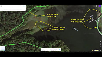 Preview 1 of Say Maal Xxx Bf - Lake Side Public Jacking Pretty Much In View Of Anyone At The Park 3-21