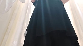 Preview 2 of Brother With Sister Sex Cam - In the shop with your Italian stepmother she spies on her as she tries on these sexy clothes and puts her tits in your face