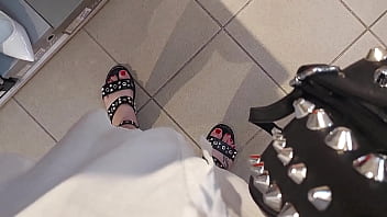 Preview 1 of Brother With Sister Sex Cam - In the shop with your Italian stepmother she spies on her as she tries on these sexy clothes and puts her tits in your face