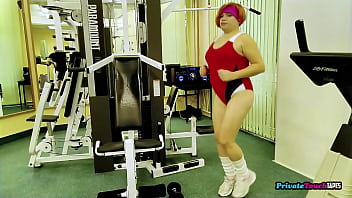 Preview 1 of Open Blue Film Hot Sexy - Gym MILF gets fucked by pervert