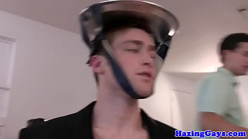 Preview 2 of Clipgae Com - Straight teen pledgers humiliated and banged