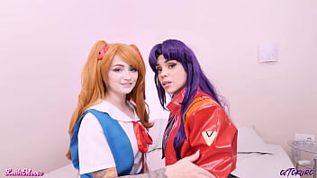 Preview 1 of Raw Xxxcom - Asuka and Misato want creampie