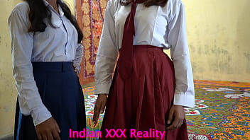 Preview 1 of Hindi M Indin Sax - Indian XXX Best-Ever 2 Girlfriend Fuck XXX by 1 Boyfriend,  With Clear Hindi Voice