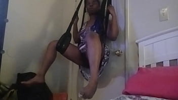 Preview 1 of Jhansi Rape Kand - Playing on my swing during Quarantine