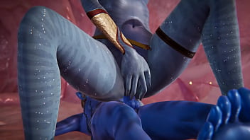 Preview 1 of Girl Virtual Sex - Avatar Futa - Neytiri gets creampied - 3D Porn