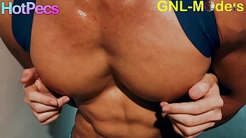 Preview 3 of Massage In Roon - Hot Asian getting nipple played big pecs muscle asian