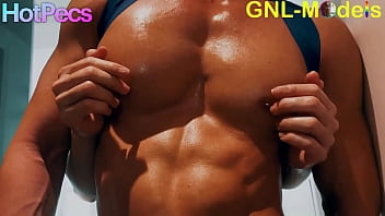 Preview 4 of Massage In Roon - Hot Asian getting nipple played big pecs muscle asian