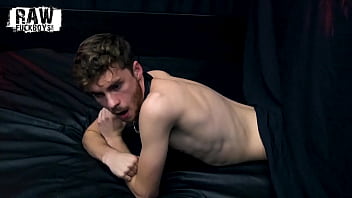 Preview 3 of Hot Sex Porm - RAW FUCK BOYS - Hairy stud hammers willing twink raw through curtain